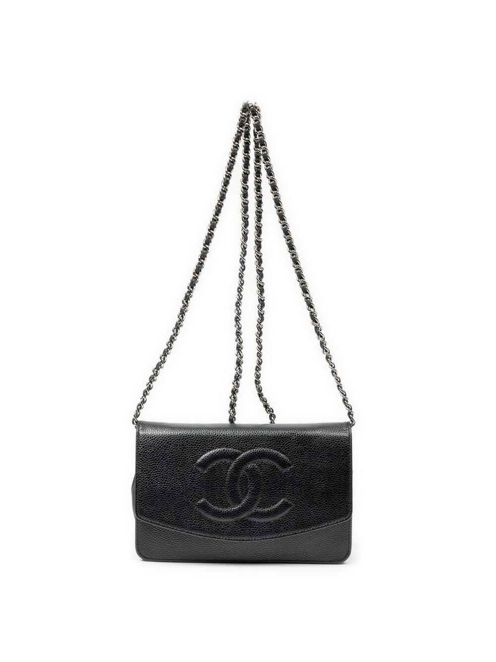 Chanel Timeless Wallet On Chain Caviar #357263C27B